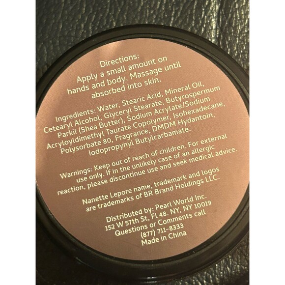 3 Scents Nanette Lepore Luna Body Lotions with Shea Butters 50ml/1.69oz Flowers - Picture 6 of 11